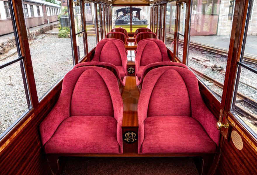 ONLY AVAILABLE TO BOOK DIRECT ‘Joan’ Pullman Observation Carriage Experience with Cream Tea and Sparkle 