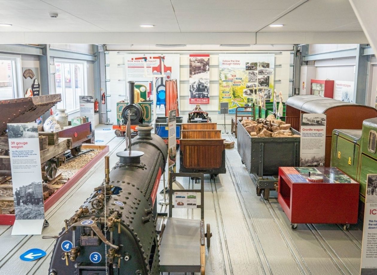 The Ravenglass Railway Museum interior