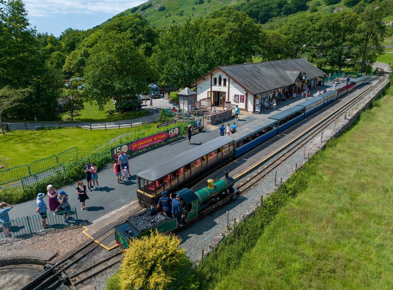 Dalegarth for Boot station at the Ravenglass and Eskdale Railway