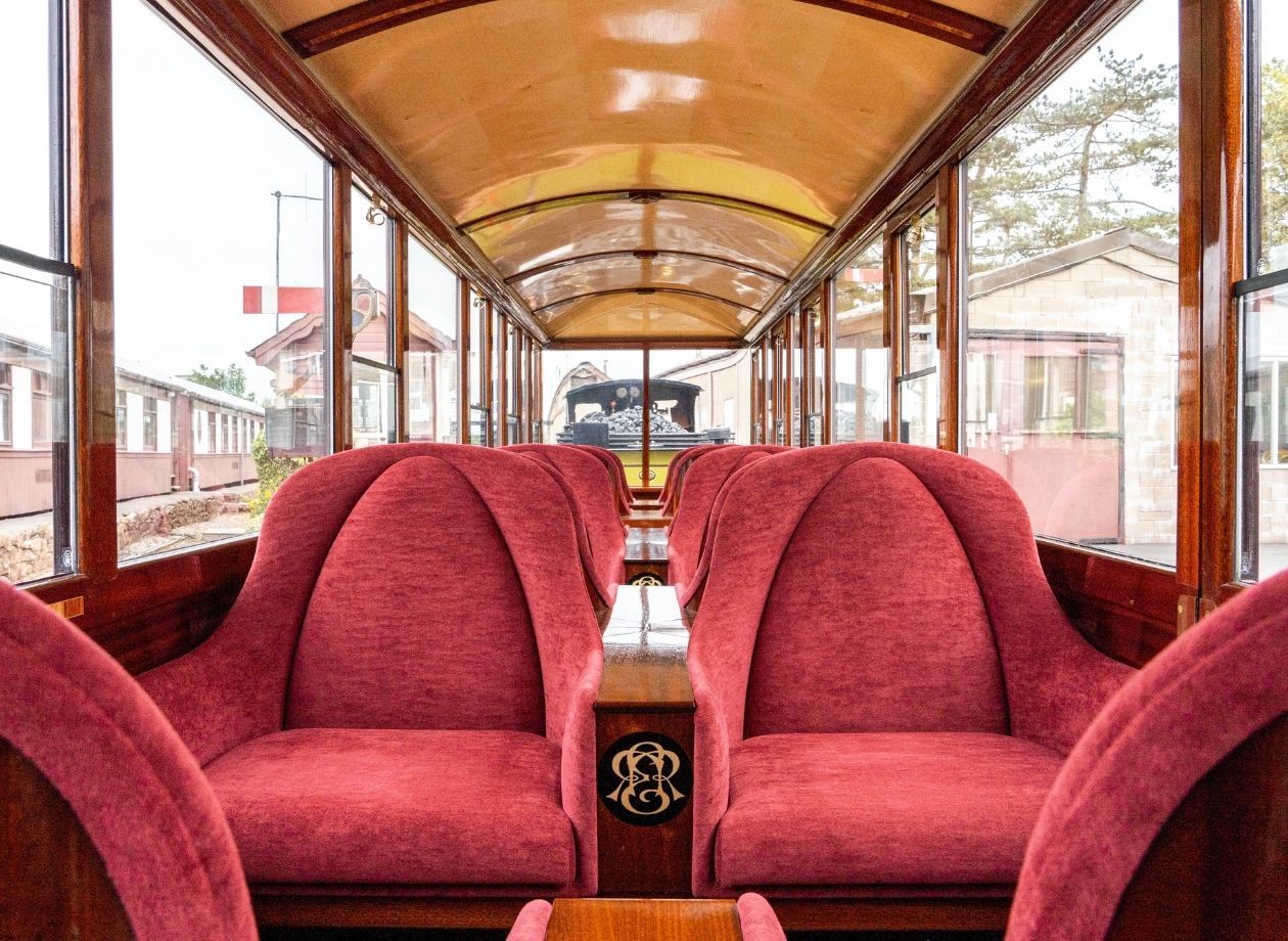Interior of Joan Observation Carriage