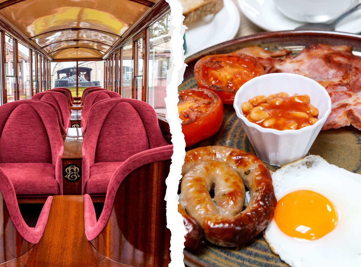 First class breakfast at the Ravenglass and Eskdale Railway