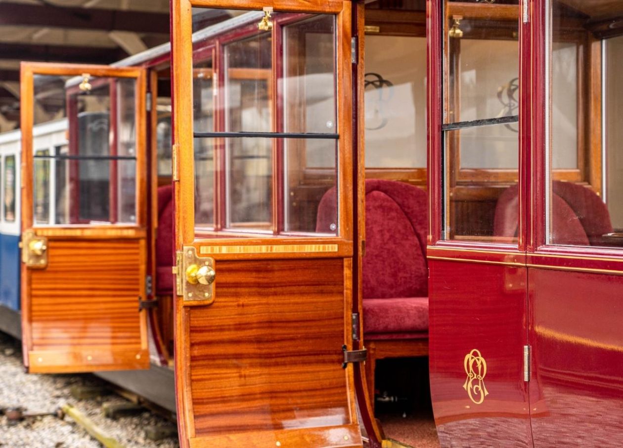 The exclusive 'Ruth' Director's Saloon at the Ravenglass and Eskdale Railway