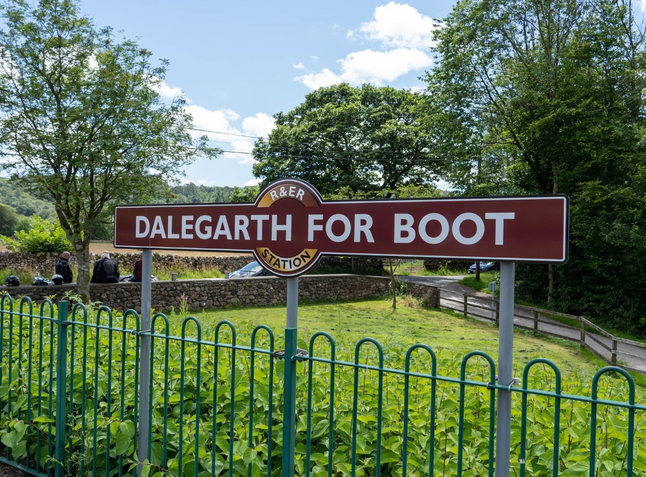 The Dalegarth For Boot Station Sign