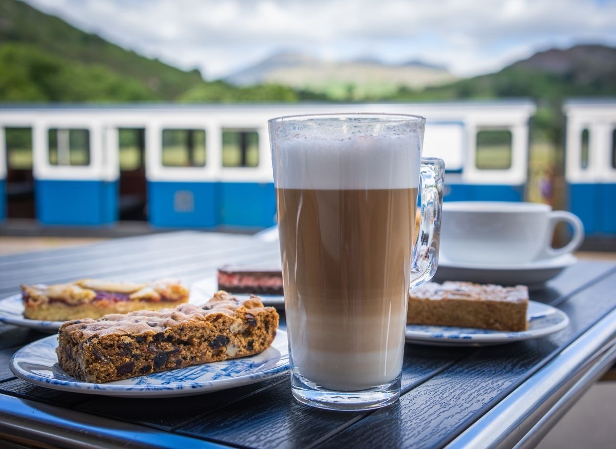 Cafes at the Ravenglass and Eskdale railway, serving light lunches, snacks and cream teas to go alongside a train ride