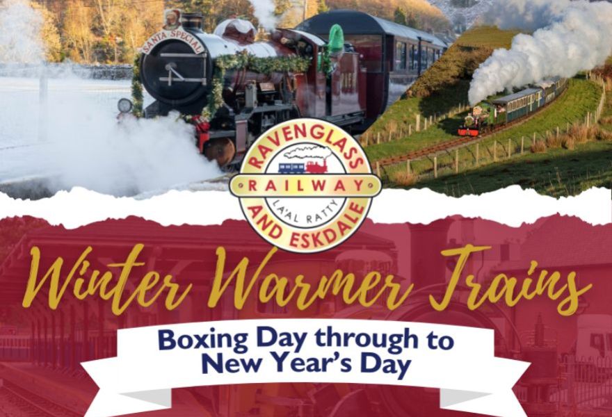 Winter Warmer Trains from Boxing Day to New Years Day 2025