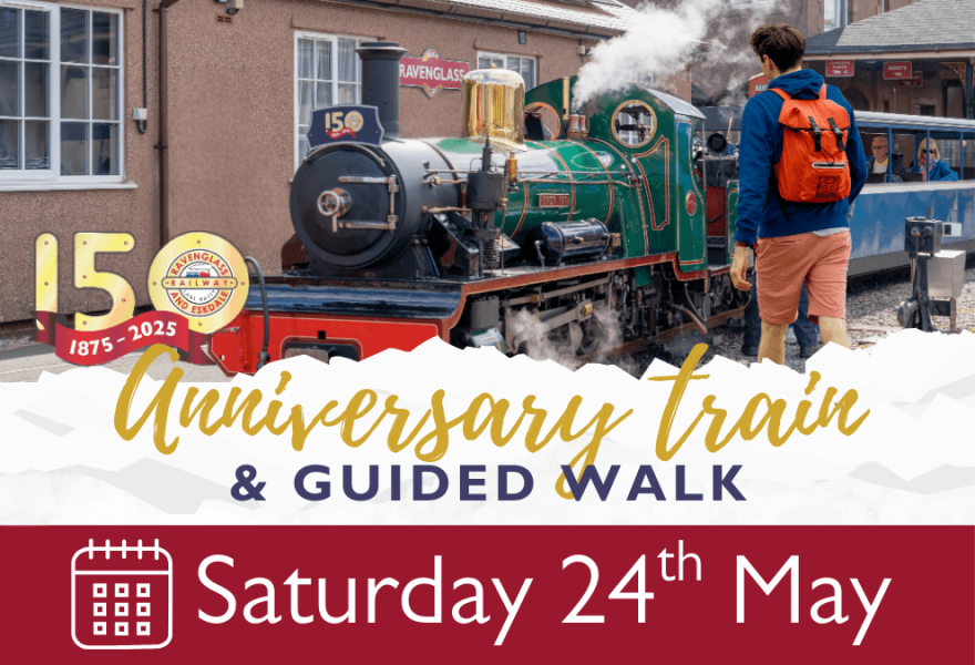 Ravenglass Railway Museum 150th Anniversary Train and Guided Walk 