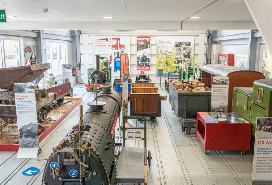 Inside the Ravenglass Railway museum