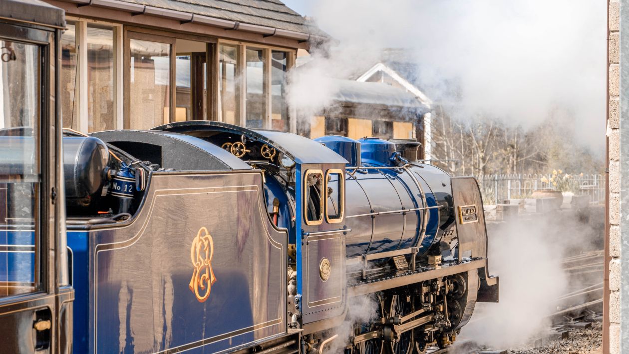 Whillan Beck, a steam locomotive at the Ravenglass and Eskdale Railway