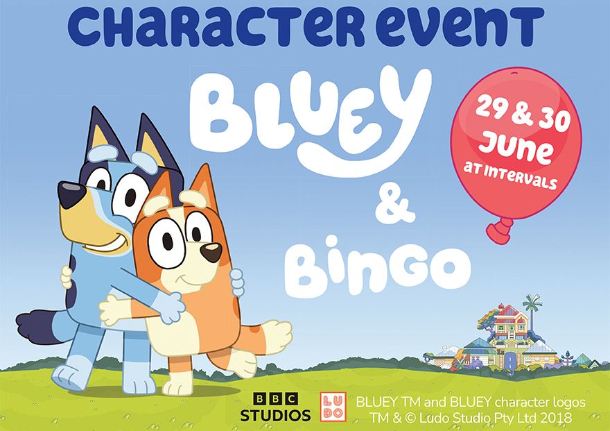 Bluey and Bingo make first visit  to Ravenglass and Eskdale Railway