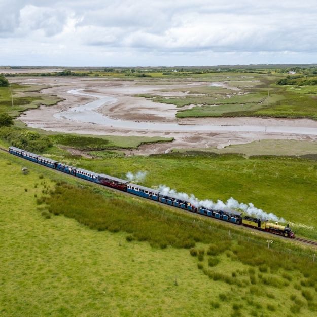 A look at Northern Rock in action from above! 