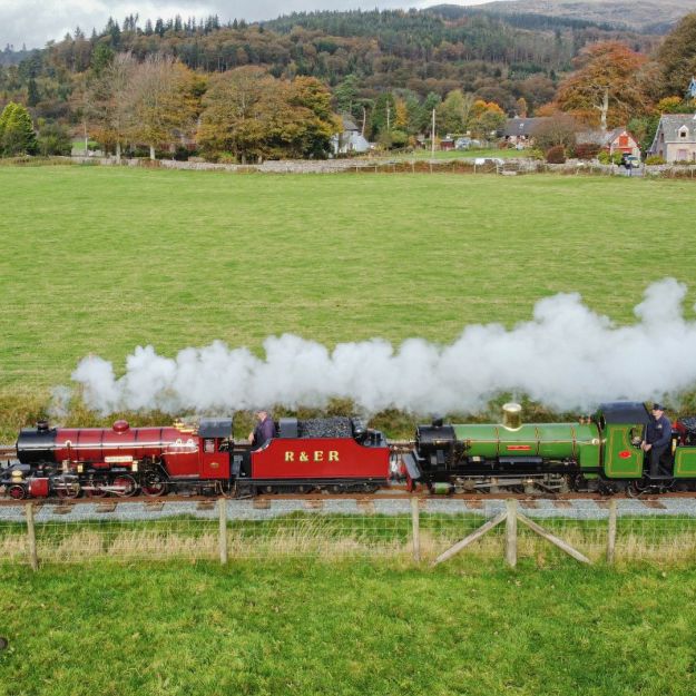 Coming soon - the autumn seasonal spectacle of ‘double-header trains’ featuring two heritage steam engines rather than the usual one... 