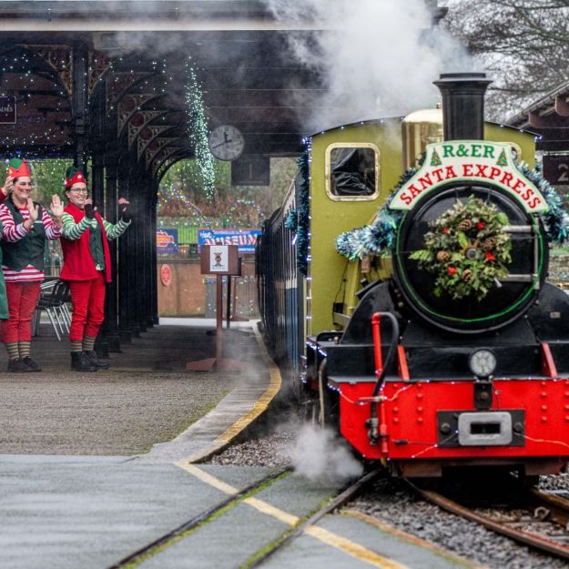 Today is the day and the elves have made all the preparations for our pre-booked Santa Trains... 