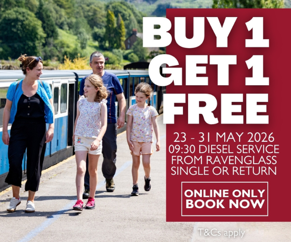 Buy One Get One Free at Ravenglass Railway